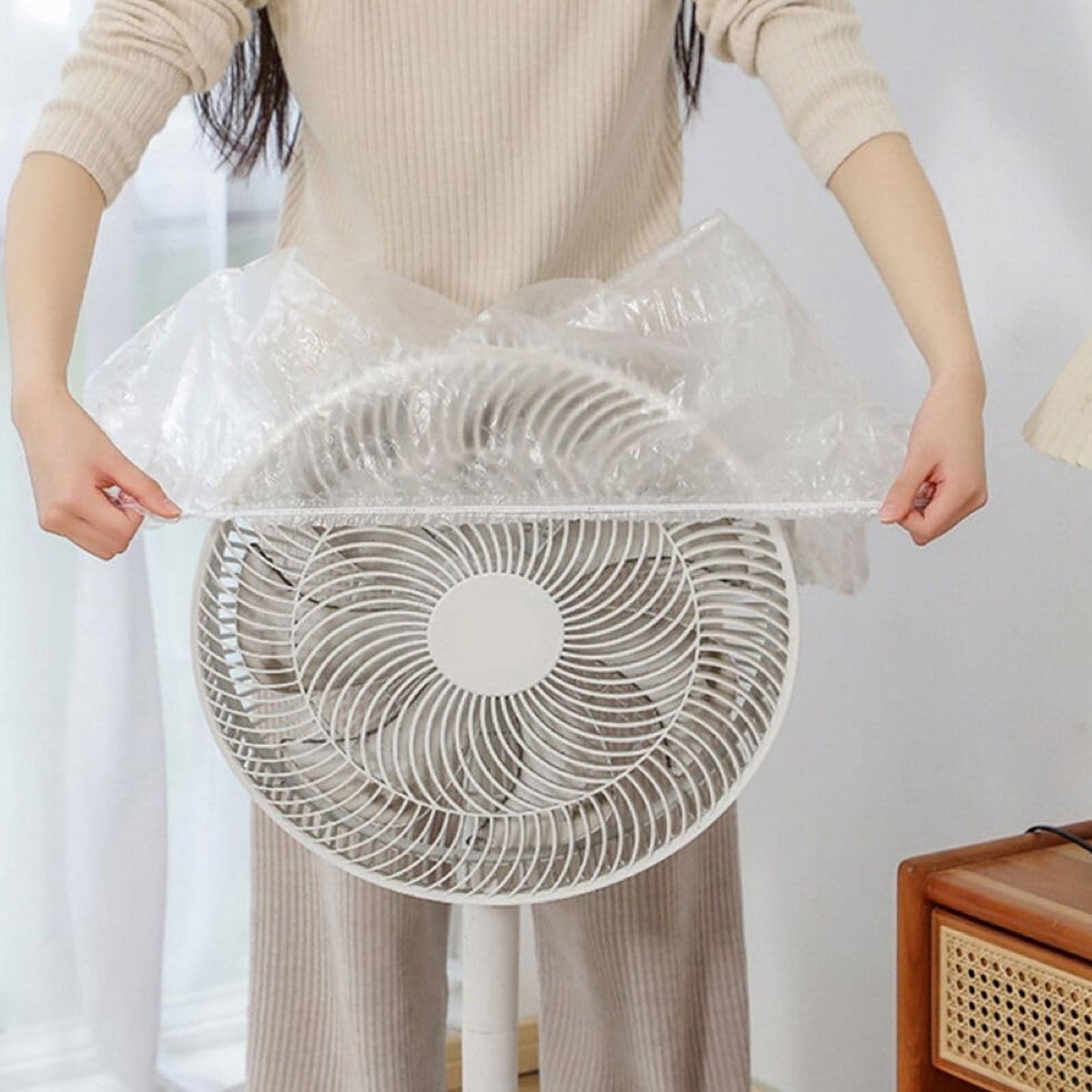 Home Thick Disposable Dust Proof Plastic Furniture Covers (1 Pc Small) - LootFaat
