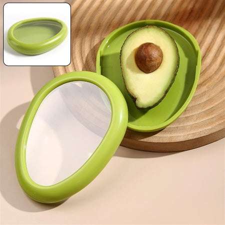 Green Oval Shape Vegetable Container Premium Fruits Saver Keeper (1 Pc) - LootFaat