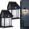 Solar Wall Light Outdoor - Dusk to Dawn, Motion Sensor, Waterproof