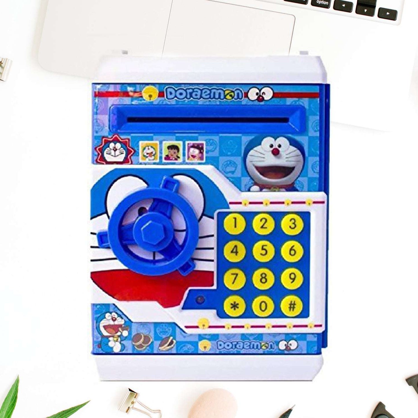 Money Safe Atm Kids Piggy Savings Bank With Electronic Lock Piggy Bank Atm With Password Cartoon Piggy Bank For Kids - LootFaat