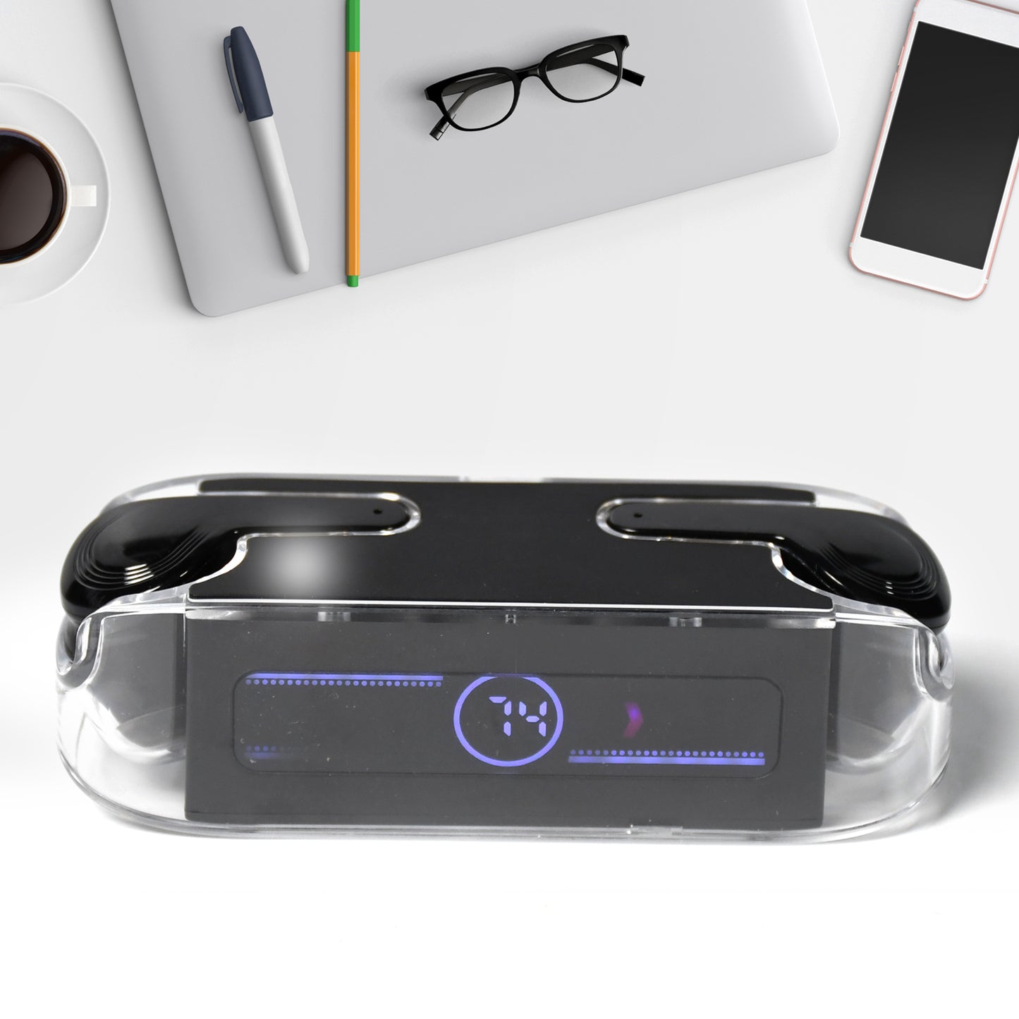 Earphones With Touch Control Black Bluetooth M12 Max Wireless Technology Stereo Sound Made With High-end Material - LootFaat