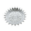 Silver Finish Serving Tray - Traditional Design Plastic Decorative Mukhwas Tray