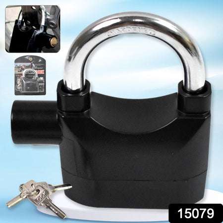 Plastic Body Waterproof Siren Alarm Smart Alarm Lock 3 Keys (1 Set) - LootFaat