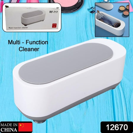 Ultrasonic Jewllery Cleaner Ultrasonic Cleaning Machine Portable Jewellery Cleaning Mchine For Jewellery Ring Silver Retainer Glasses Watches Coins High Frequency Vibration Machine (Battery Not Included) - LootFaat