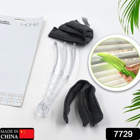 Window Blind Cleaner Duster Brush With Microfiber Sleeves - Blind Cleaner Tools For Window Shutters Blind Air Conditioner Jalousie Dust - LootFaat