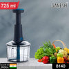 Ganesh Bingo Lock-Unlock Push Chopper 725ml - Effortless Food Prep