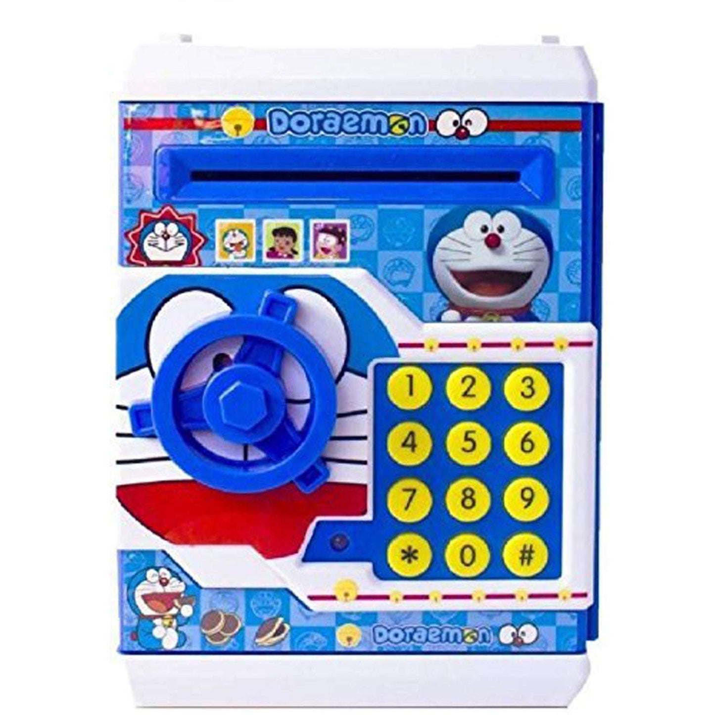 Money Safe Atm Kids Piggy Savings Bank With Electronic Lock Piggy Bank Atm With Password Cartoon Piggy Bank For Kids - LootFaat