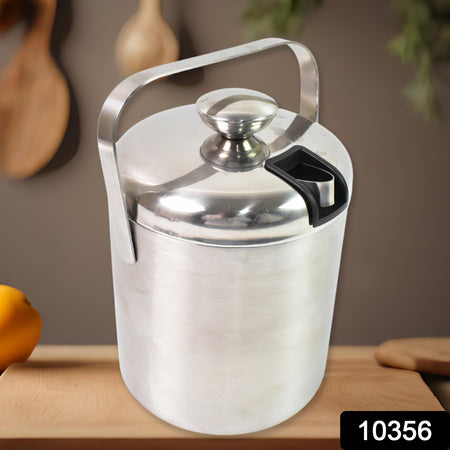 Stainless Steel Ice Buckets With Lid (1.3 Liters Approx) - LootFaat