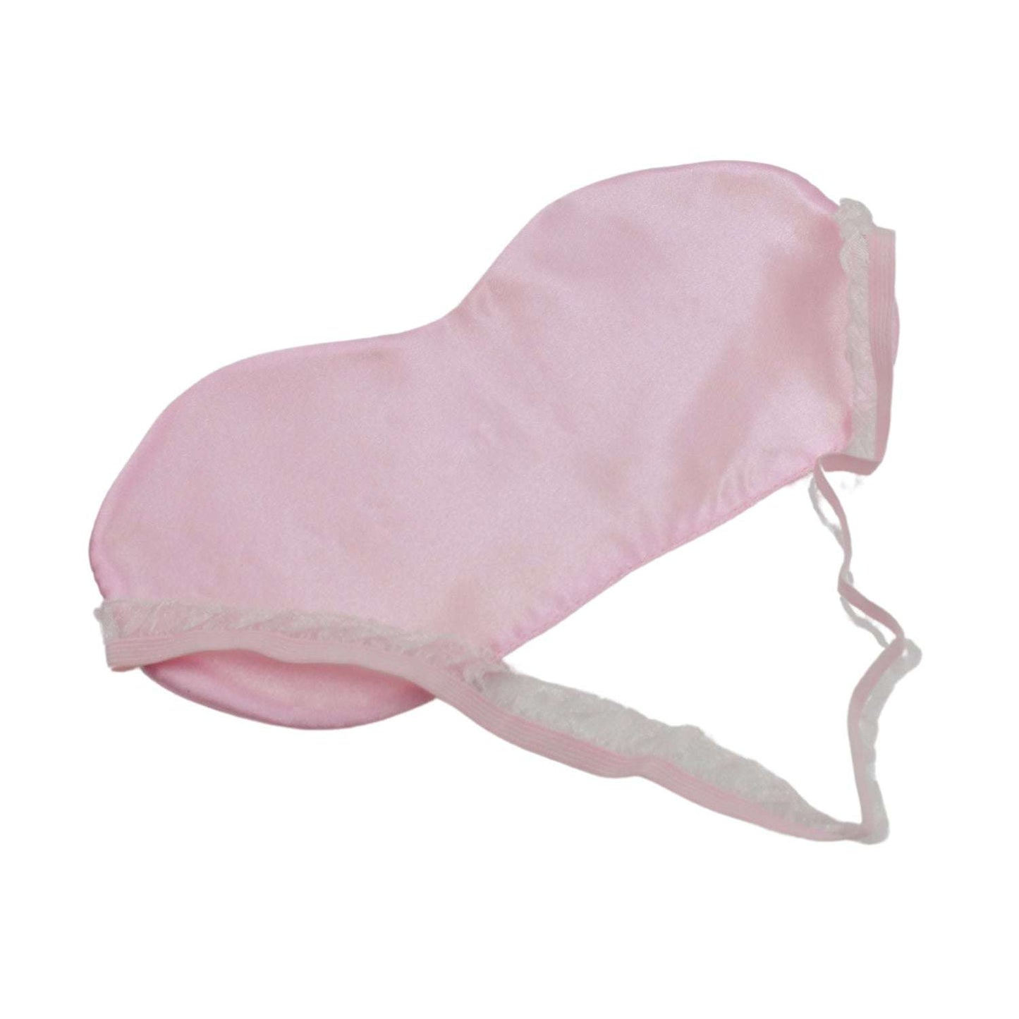 New Men Women Blindfold Soft Satin Sleep Mask Eye Mask Blind Fold Block Out Light For Travel Shift Work Meditation (1pc) - LootFaat