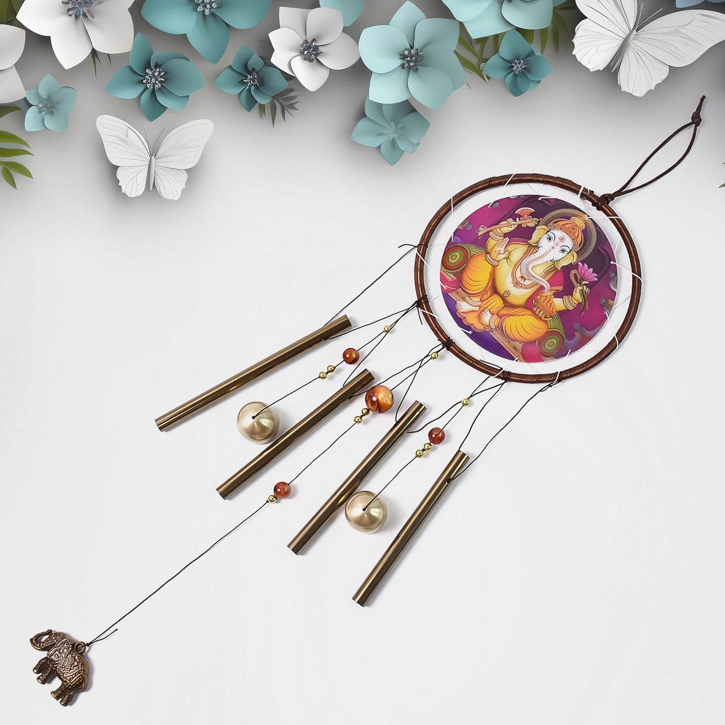 Lord Ganesh Wind Chimes Outdoor Hanging Wind Chime (1 Pc) - LootFaat