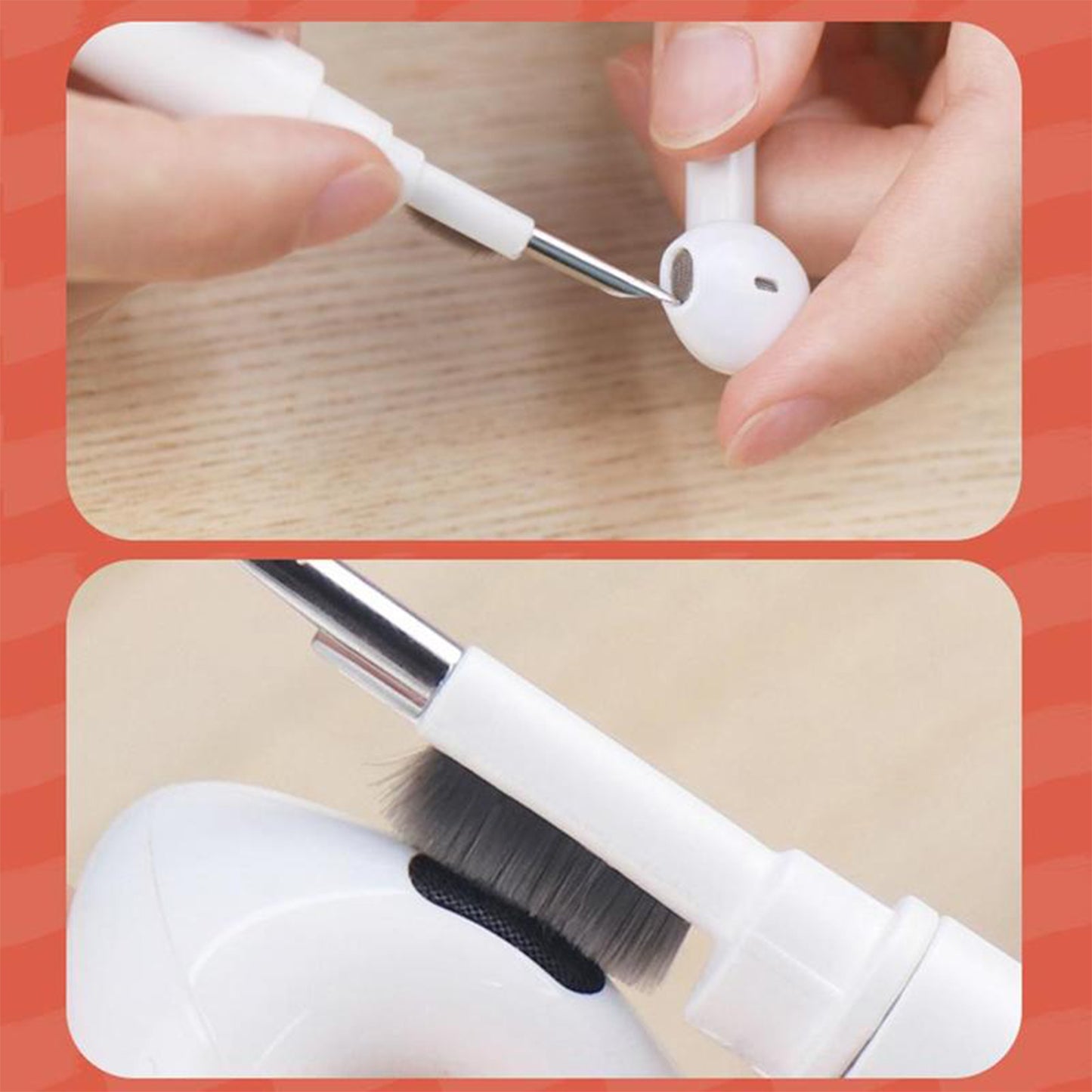 5in1 Multi-function Soft Dust Clean Bush For Computer Cleaning With Corner Gap Duster Keycap Puller Remover For Gamer Pc - LootFaat