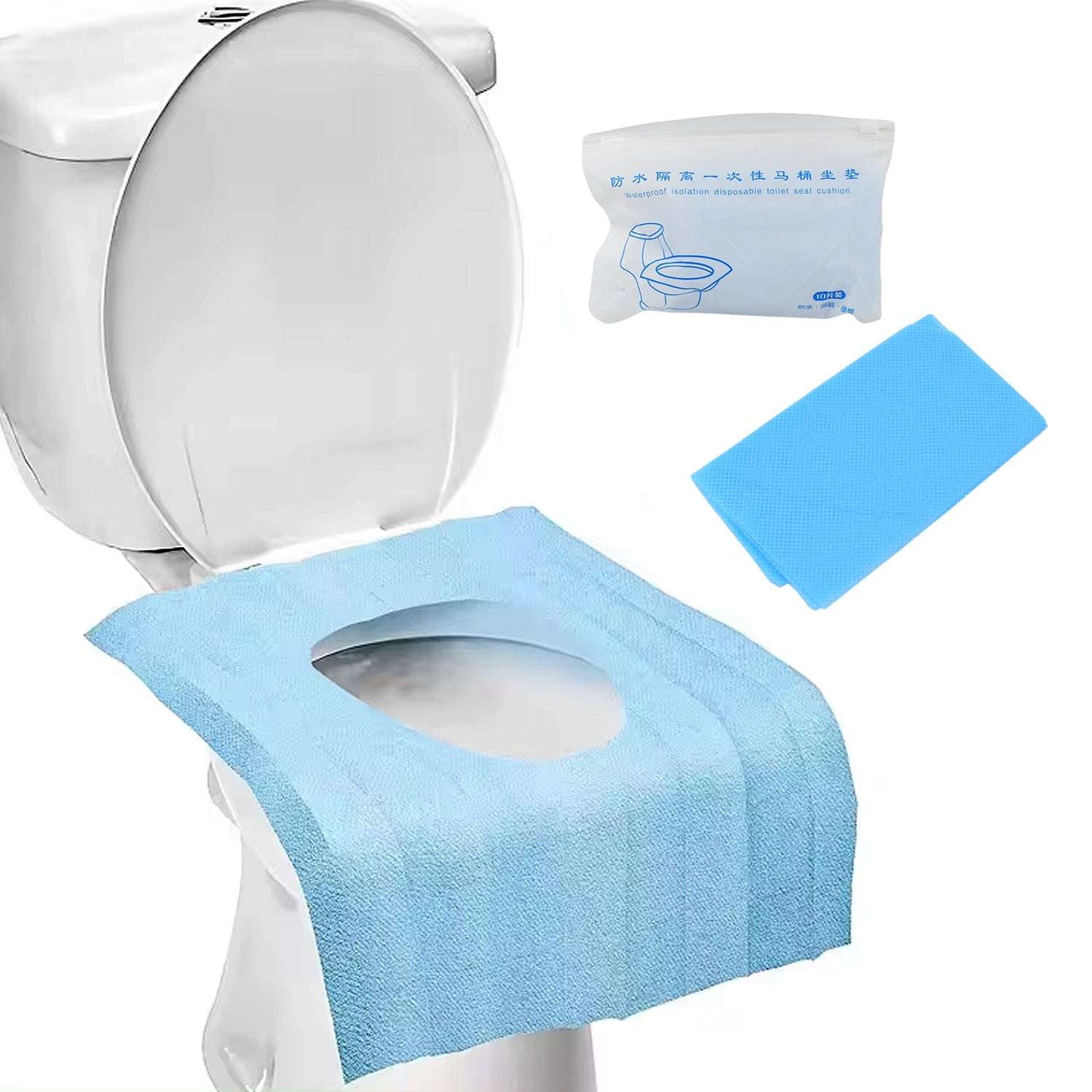 Disposable Toilet Seat Covers Waterproof Isolation Disposable Toilet Seat Cushion (10 Pcs Set) - LootFaat