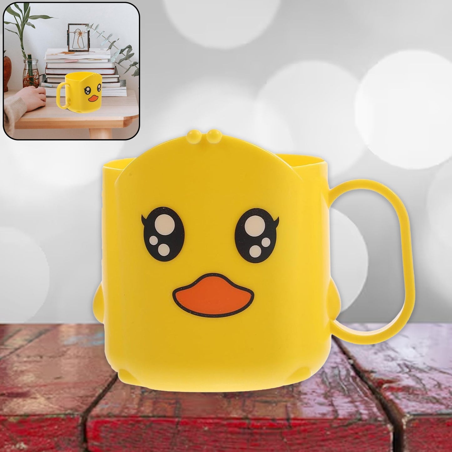 Multipurpose Cartoon Plastic Cup Toothbrush Cups (1 Pc) - LootFaat