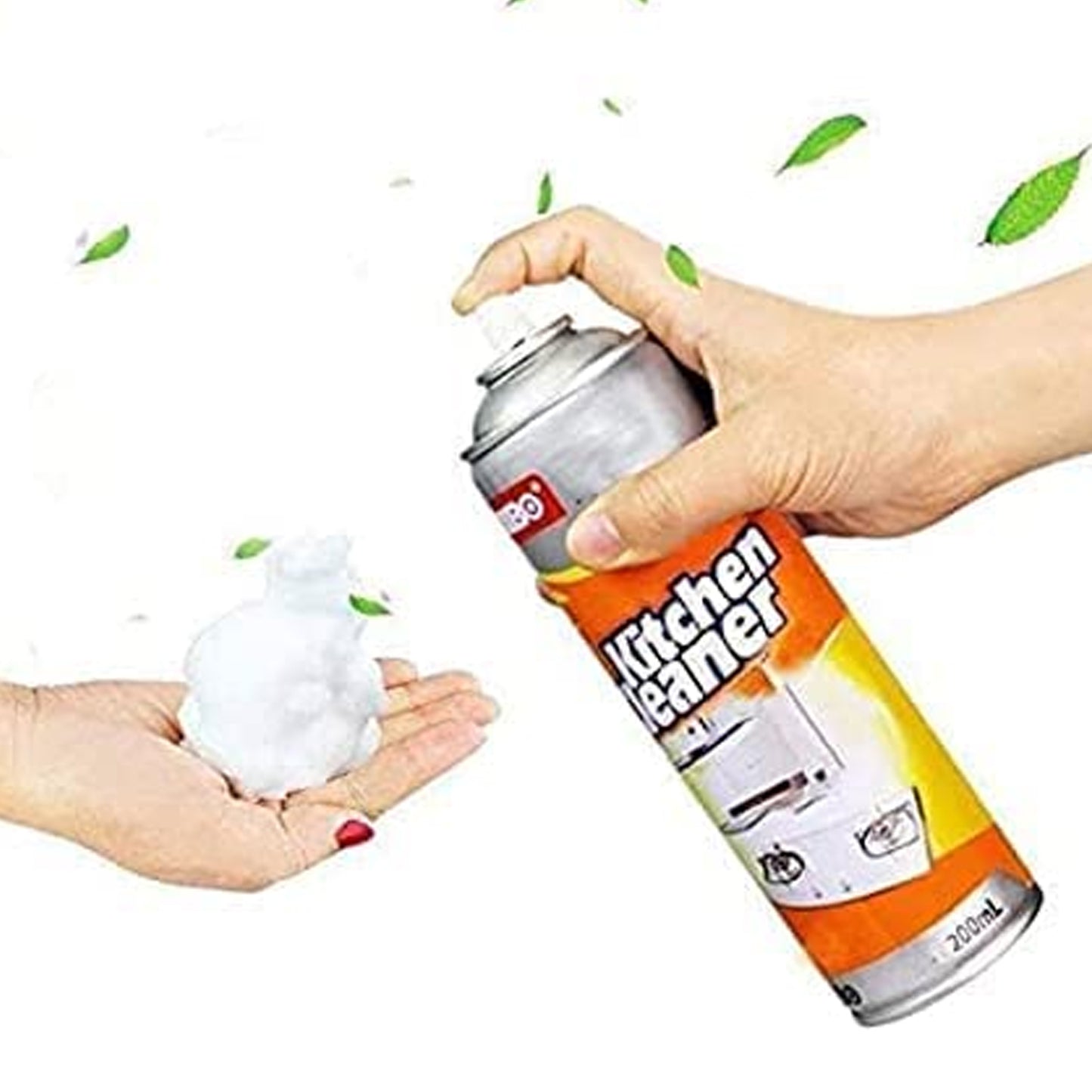 Multipurpose Bubble Foam Cleaner Kitchen Cleaner Spray Oil Grease Stain Remover Chimney Cleaner Spray Bubble Cleaner All Purpose Foam Degreaser Spray (500 Ml) - LootFaat