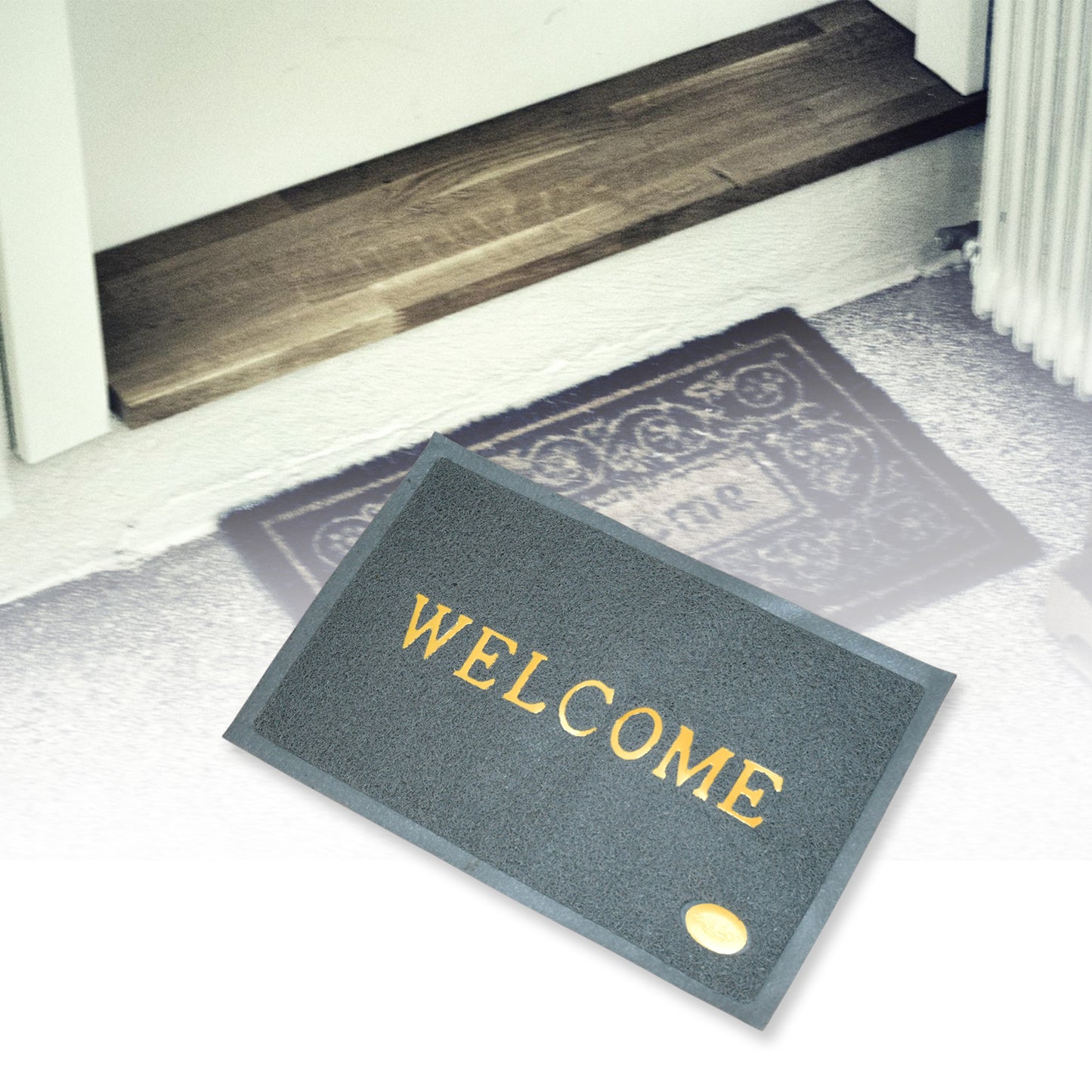 Welcome Door Mat For Home Entrance Outdoor Mat Anti Slip Heavy Duty And Waterproof Easy To Clean For Entry For Bedroom Living Room (23x15 Inch) - LootFaat