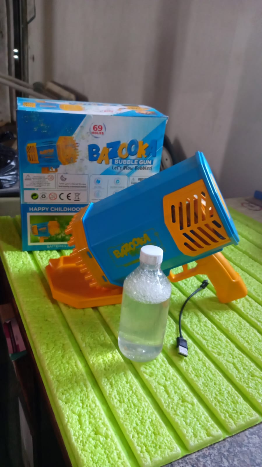 Holes Big Rechargeable Powerful Machine Bubble Gun Toys For Kids Adults Bubble Makers Big Rocket Boom Bubble Blower Best Gifts - LootFaat