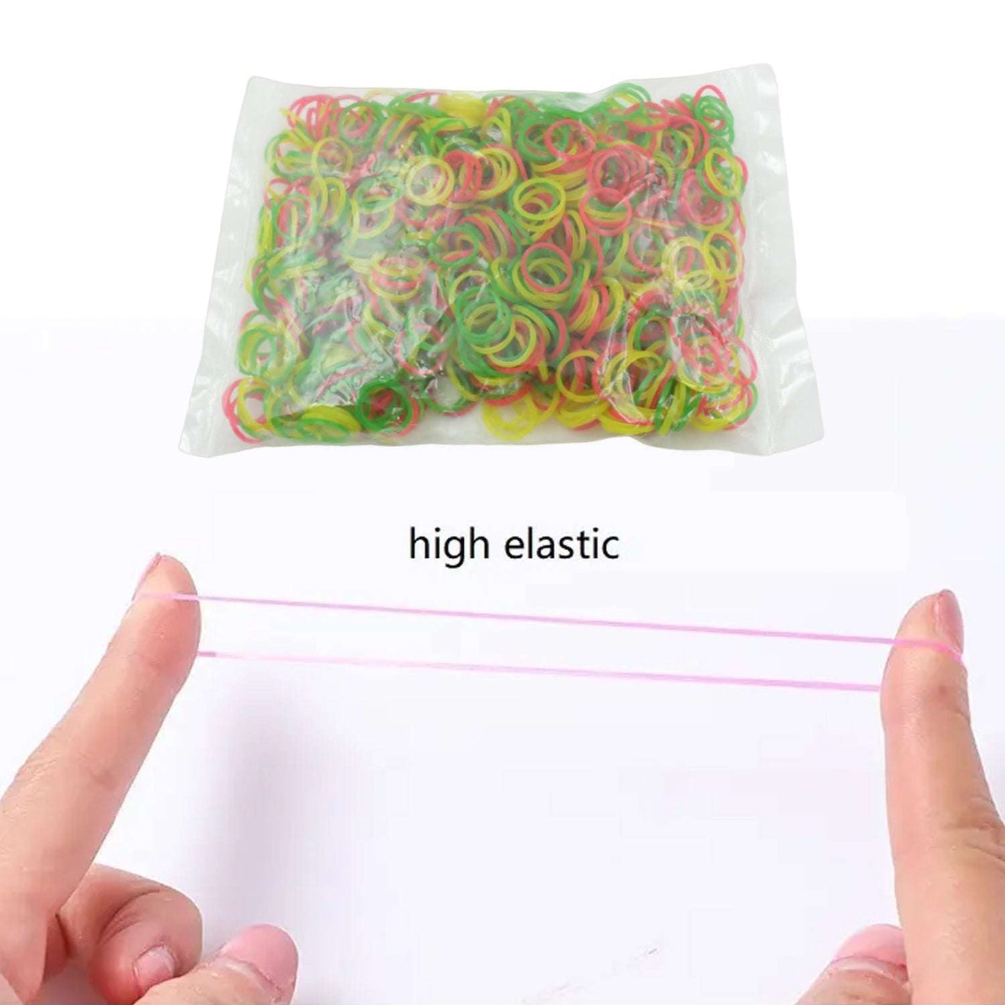 Rubber Band For Officehome And Kitchen Accessories Item Products Elastic Rubber Bands Flexible Reusable Nylon Elastic Unbreakable For Stationery School Multicolor (0.75 Inch 50 Gm) - LootFaat