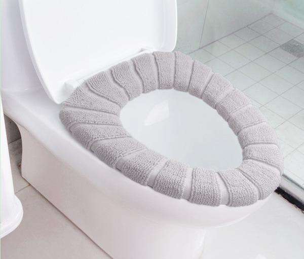 Winter Comfortable Soft Toilet Seat Mat Cover Pad Cushion Plush - LootFaat