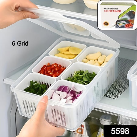 Fridge Storage Boxes Freezer Storage Containers Container For Kitchen Storage Set Storage In Kitchen Vegetable Storage Draining Crisper Refrigerator Food Box (1 Pc) - LootFaat
