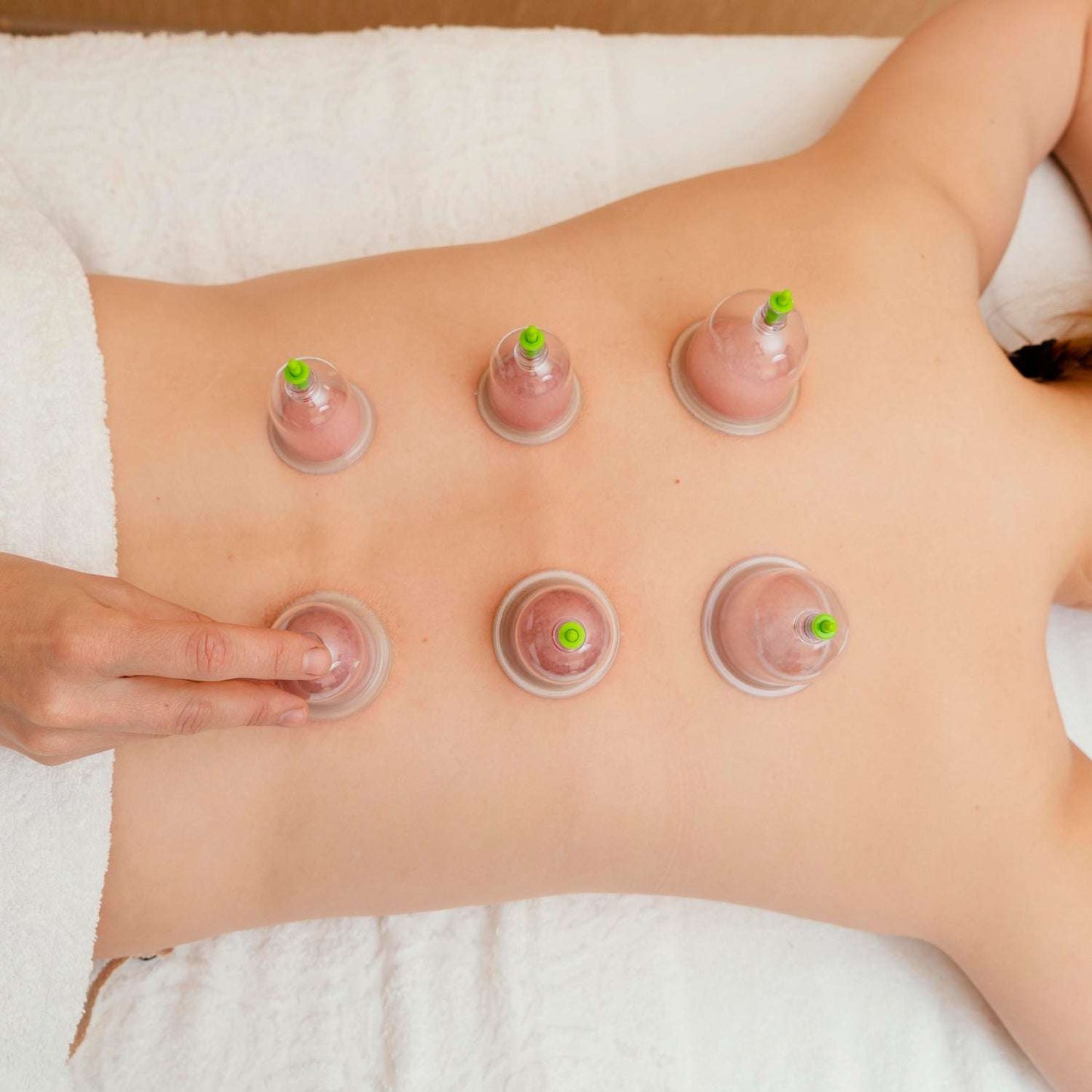 Vacuum Cupping Set 6 Pcs Kit Pull Out A Vacuum Apparatus Therapy Relax Massagers Curve Suction Pumps - LootFaat