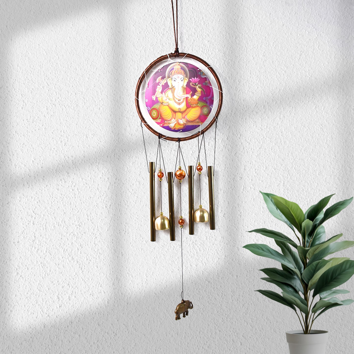 Lord Ganesh Wind Chimes Outdoor Hanging Wind Chime (1 Pc) - LootFaat