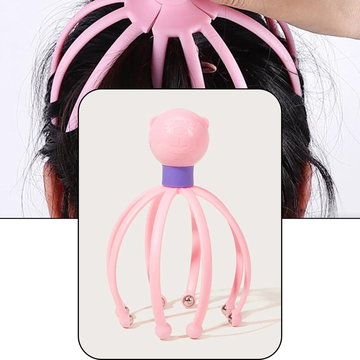 Octopus Stress Relief Therapeutic Scalp Massager - LootFaat