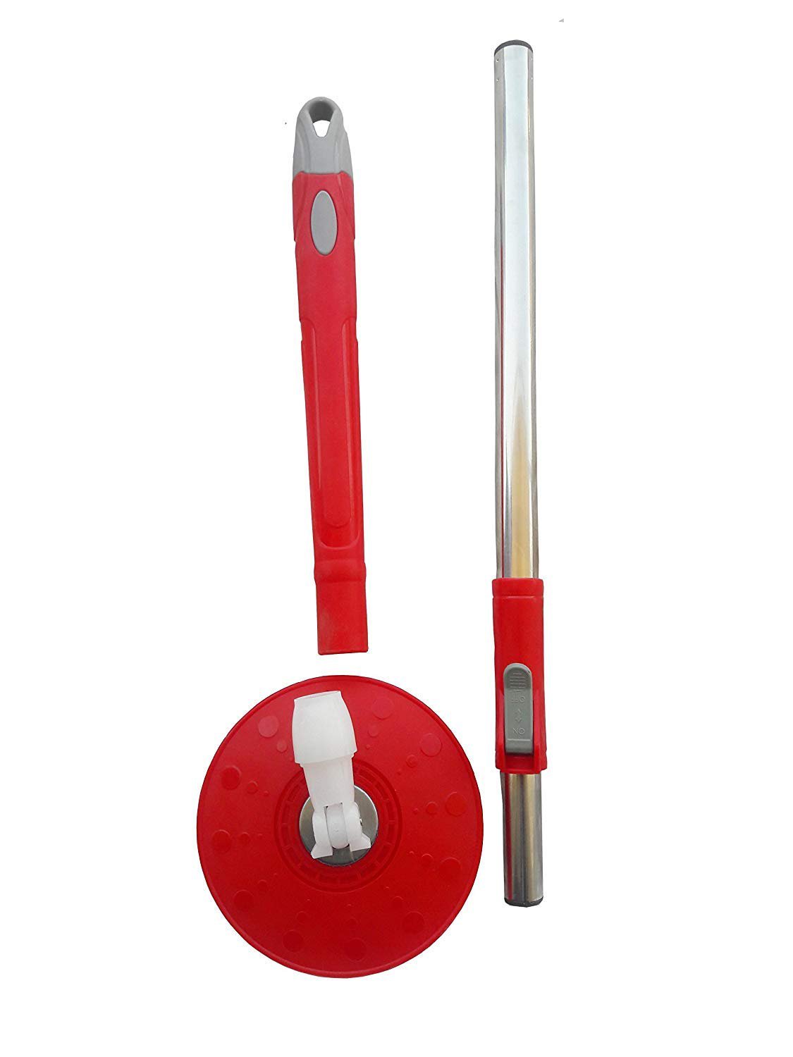 Home Cleaning - Stainless Steel 360 Degree Rotating Pole Microfiber Mop Rod Stick - LootFaat