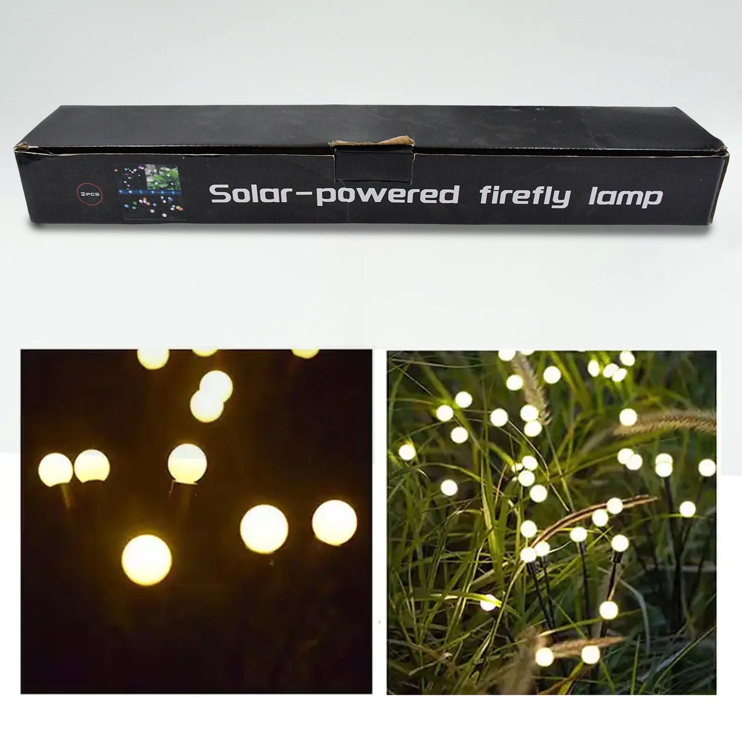 Solar Garden Lights Solar - Powered Firefly Lamp New Upgraded Solar Firefly Lights Outdoor Waterproof Solar Outdoor Decorative Lights For Yard Gardening Patio Backyard Pathway Dcor (2 Pcs Set 12 Led (Warm Light)) - LootFaat