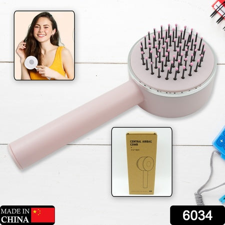 Air Cushion Massage Brush Airbag Massage Comb With Long Handle Self-cleaning Hair Brush Detangling Anti-static For All Hair - LootFaat