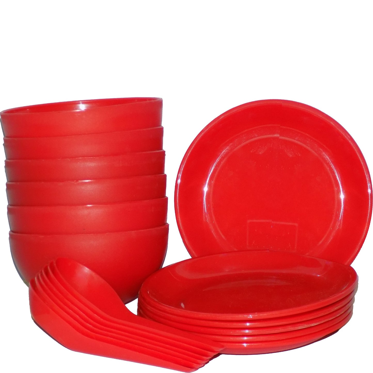 Soup Bowl Set With Spoon And Saucer - 18 Pcs - LootFaat