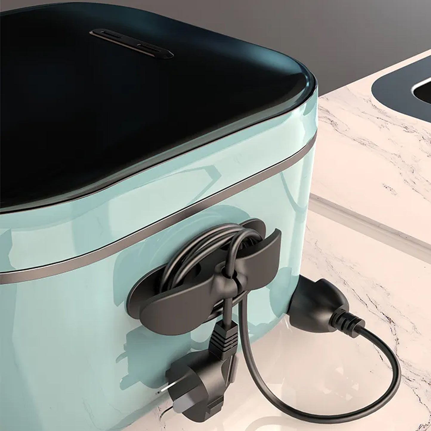 Cable Organizer For Appliances Cable Winders Self-adhesive Cable Holder For Kitchen Appliances Cable Clips Cable Holder Cable Winder Cable Guide Cable Shorter - LootFaat