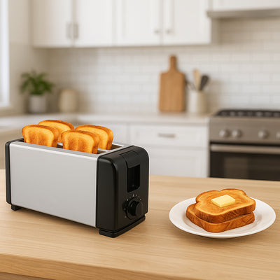 Orbit 1200W Stainless Steel Pop-Up Toaster