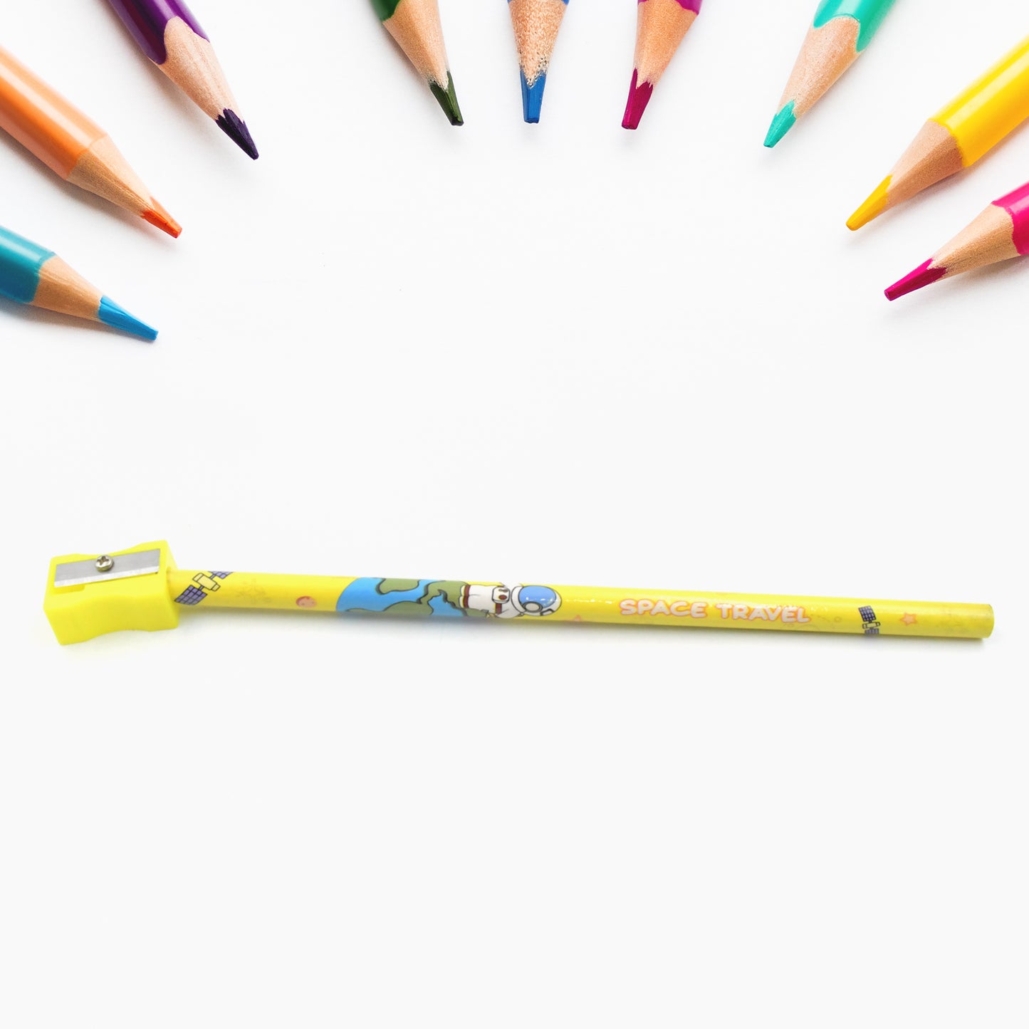 Wooden Pencil Set Stationary Set 5 In 1 Items Educational Item For School Going Kids Stationary Set For Girls Boysstationary For Schoolgift Pack For Girls Kidsbirthday Gift Kids (5 Pc Set - LootFaat
