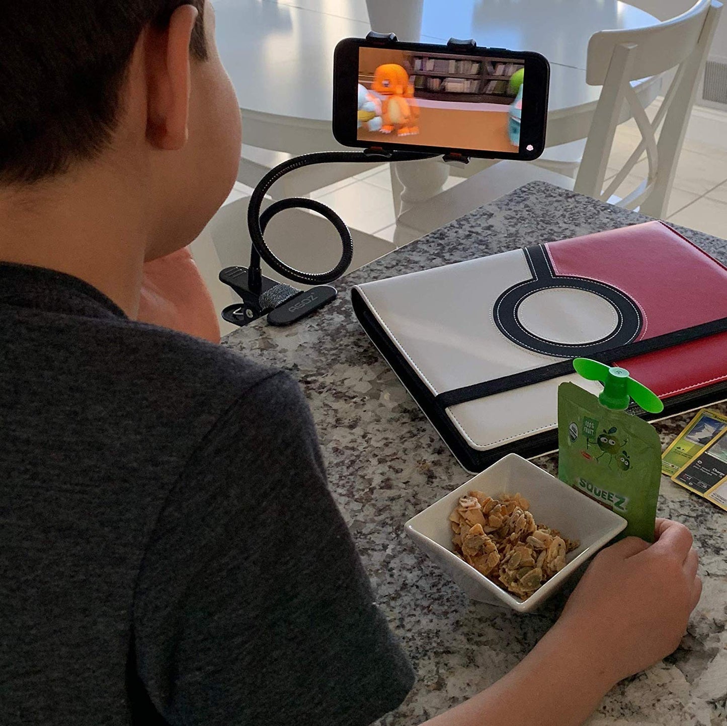 Degree Flexible Portable Foldable Metal-lazy Stand Bracket - LootFaat