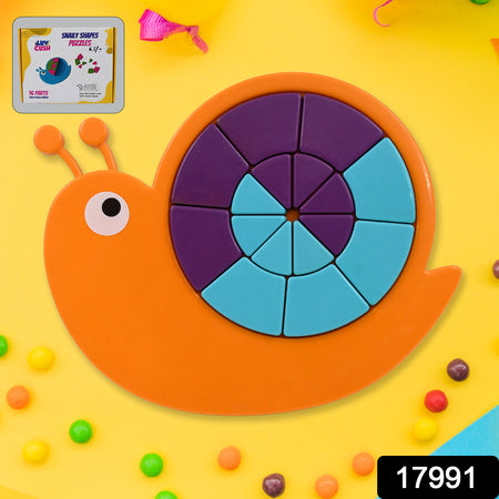 Toys Snail Puzzle Kids Mini Travel Puzzle Games Pre School Toys Develops Motor Reasoning Skills Stem Educational Toy Birthday Gifts 3 - 6 Year Kids Brain Games For Kids Building Blocks For Kids (Mix Color) - LootFaat
