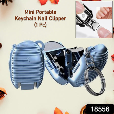 Keychain Nail Clipper Small Nail Clippers Multicolor (1 Pc) - LootFaat