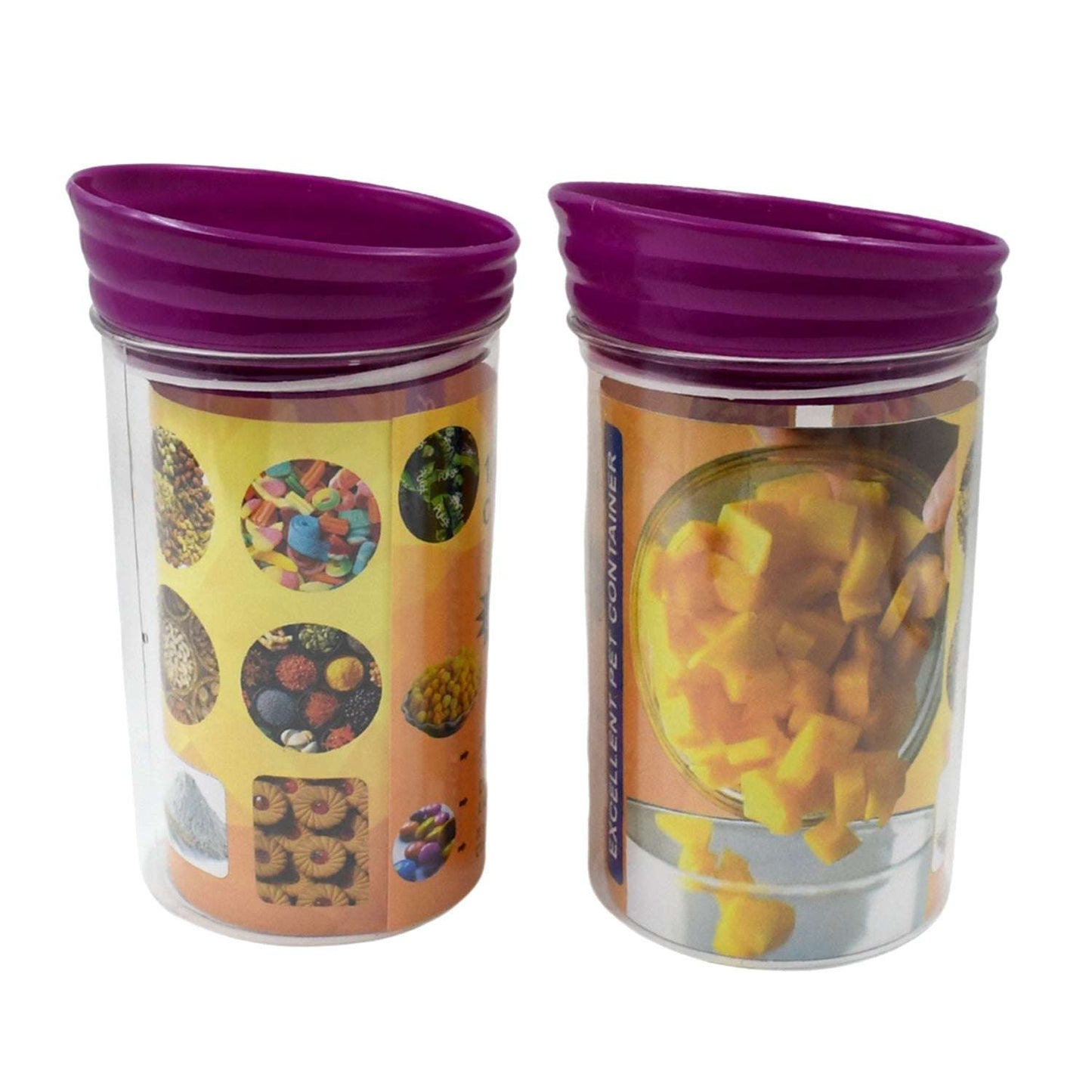 Plastic Premium Quality Kitchen Food Containers Set (1200ml Approx Set Of 2 Pc) - LootFaat