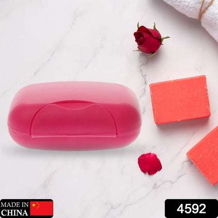Travel Soap Case Box Plastic Soap Box With Cover Waterproof Leakproof Soap Dish For Bathroom Travel Use (1pc) - LootFaat