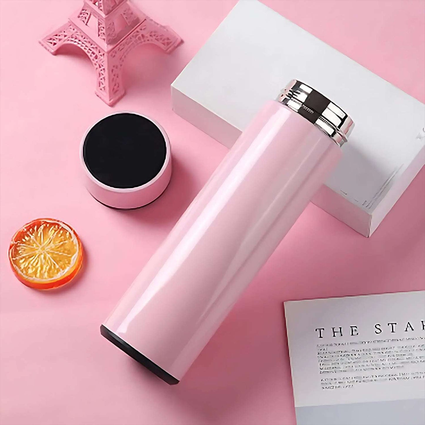 Pink Vacuum Insulated Water Bottle (1 Pc 500ml)