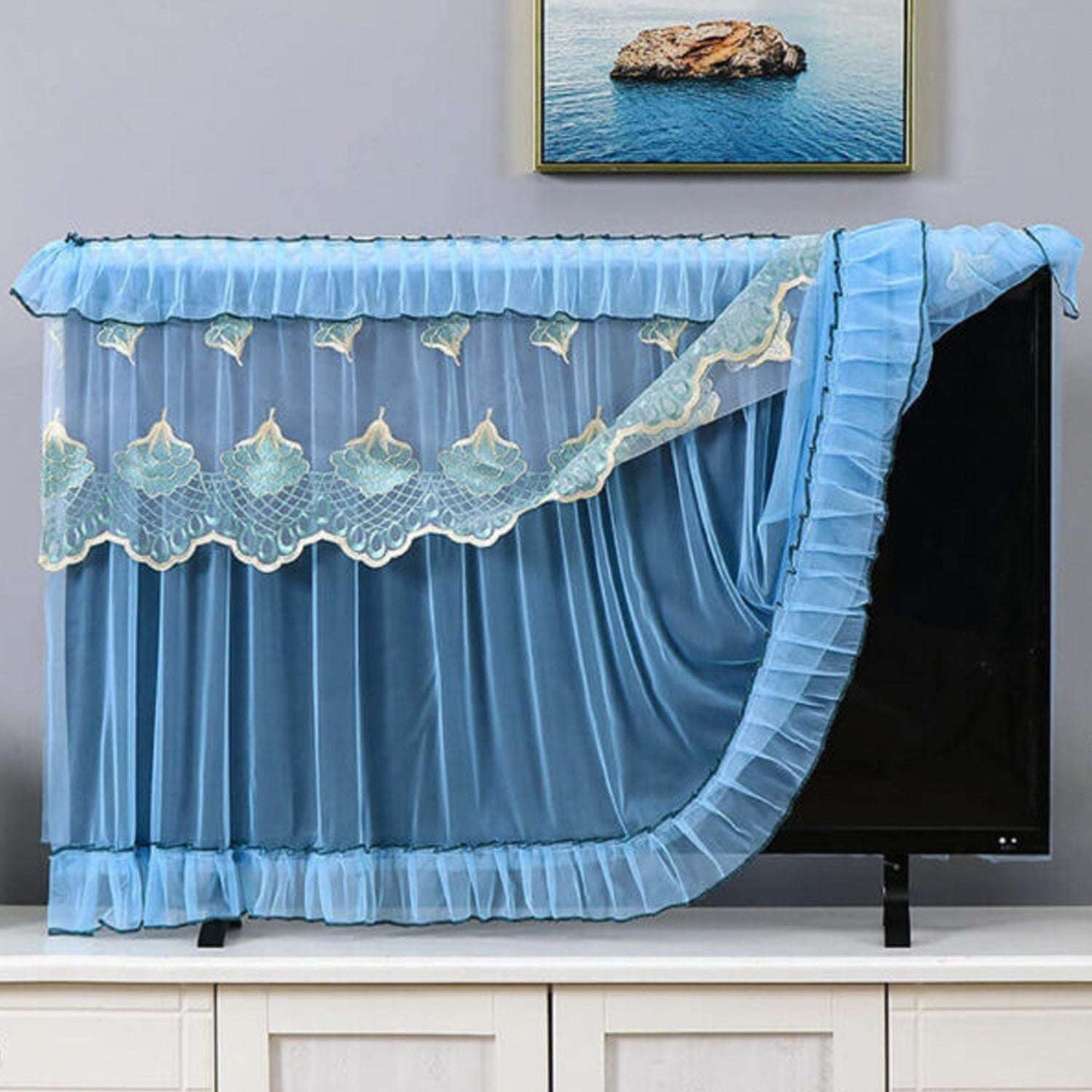 Dustproof Cover For Indoor Tv Screen Protector Cloth Cover (55 Inch) - LootFaat