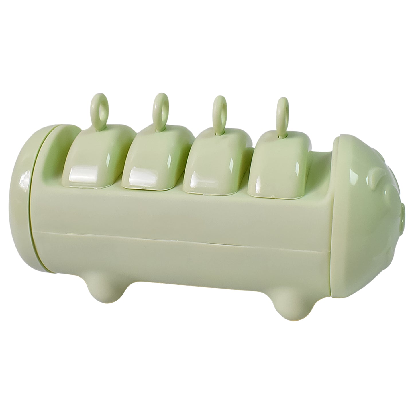 Plastic Ice Candy Maker 4 Compartment Grid Kulfi Candy (1 Pc) - LootFaat