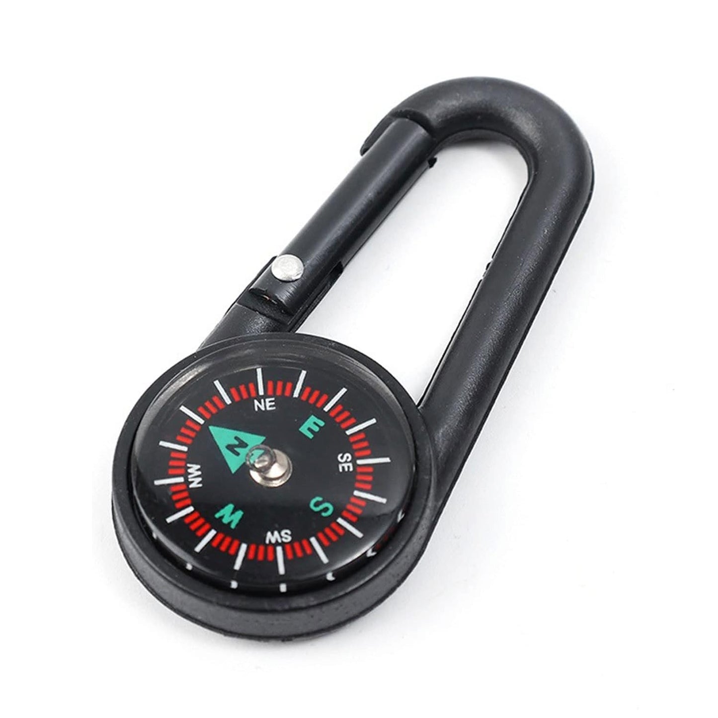 Clip Snap Hook Mini Compass (1 Pc (1 Pc Mix Design) - LootFaat