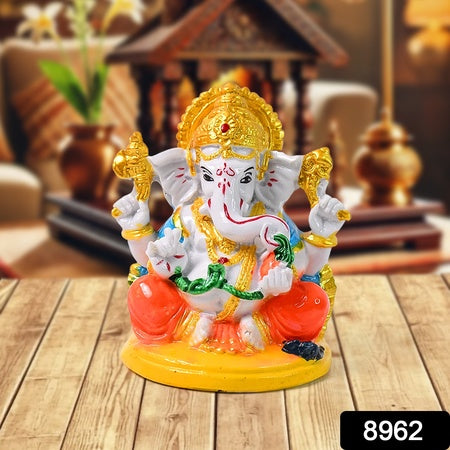 Lord Ganesha Idol Ganpati Statue Ganpatii Bappa Showpiece For Gifts (1 Pc) - LootFaat