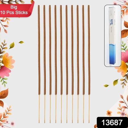 Big Blue Ocean Premium Incense Sticks Agarbatti (10 Pcs Sticks 40 Cm Stand Not Included) - LootFaat