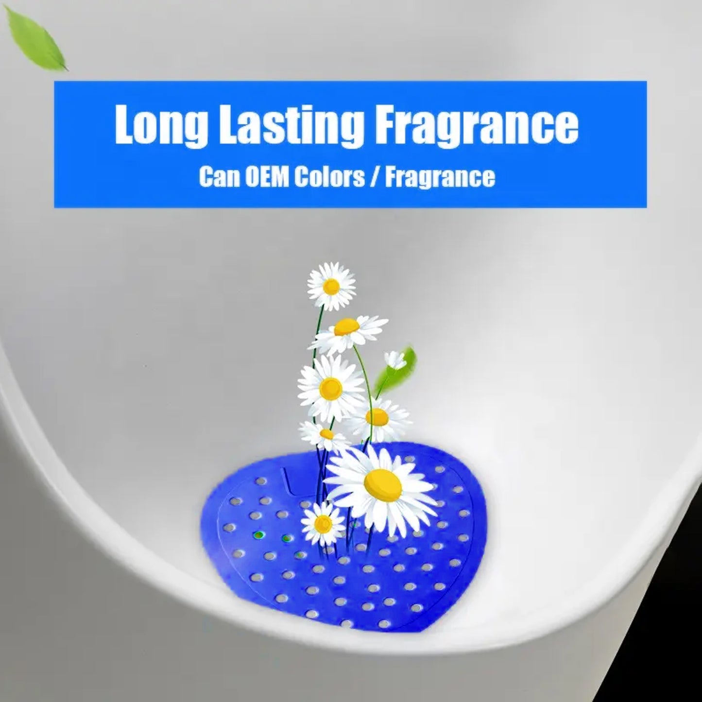 Urinal Screen Deodorizer Scented Urinal Screen Lasting Fragrance Silicone Clean Descaling - LootFaat