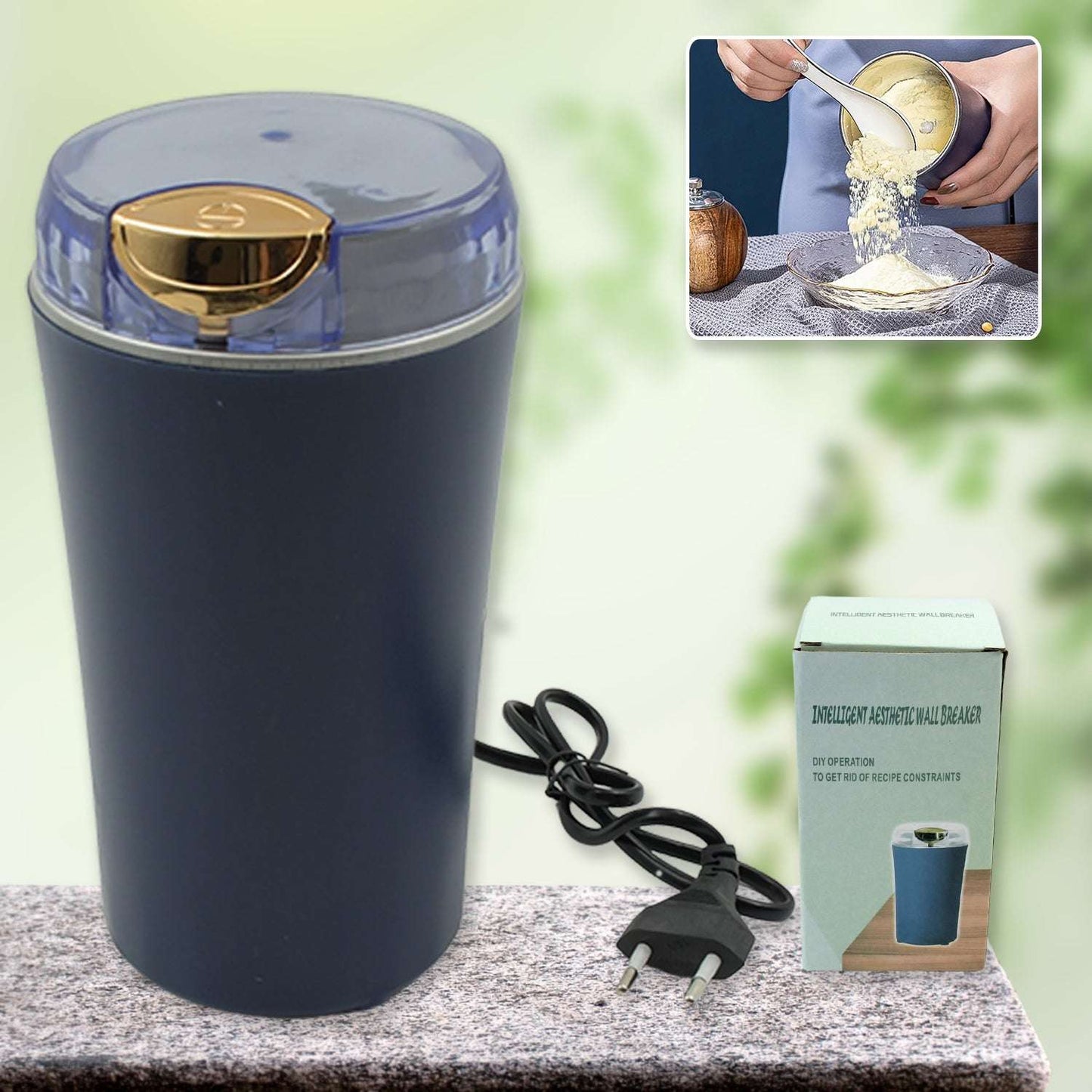Mini Mixer Small Blander Power Full Mini Grinder Electric Coffee Bean Grinder Grinder Machine Portable Grinder For Home And Office. - LootFaat