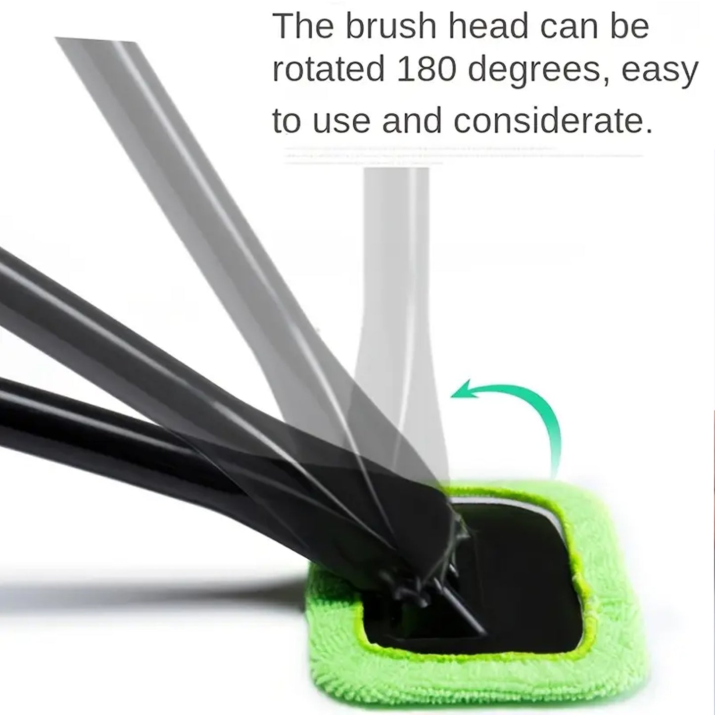 Windshield Clean Car Glass Cleaner Wiper With 1 Extra Microfiber Cloth (1 Pc 38 Cm Long) - LootFaat