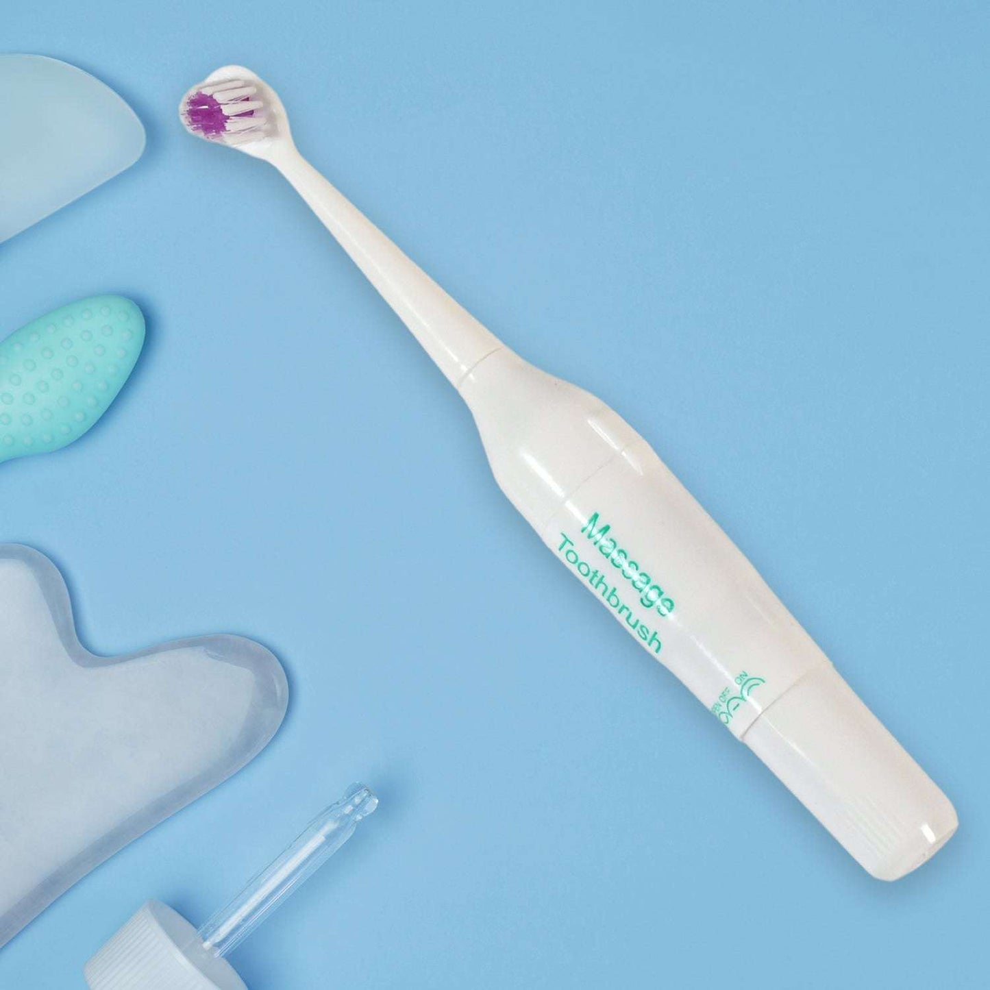 Electric Toothbrush For Adults And Teens Electric Toothbrush Battery Operated Deep Cleansing Toothbrush With Extra Brush Heads (Battery Not Included) - LootFaat