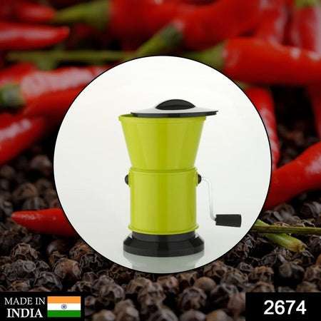 Round Chilly Cutter And Grinder Tool With Effective Sharp Chopping And Cutting Blade System. - LootFaat