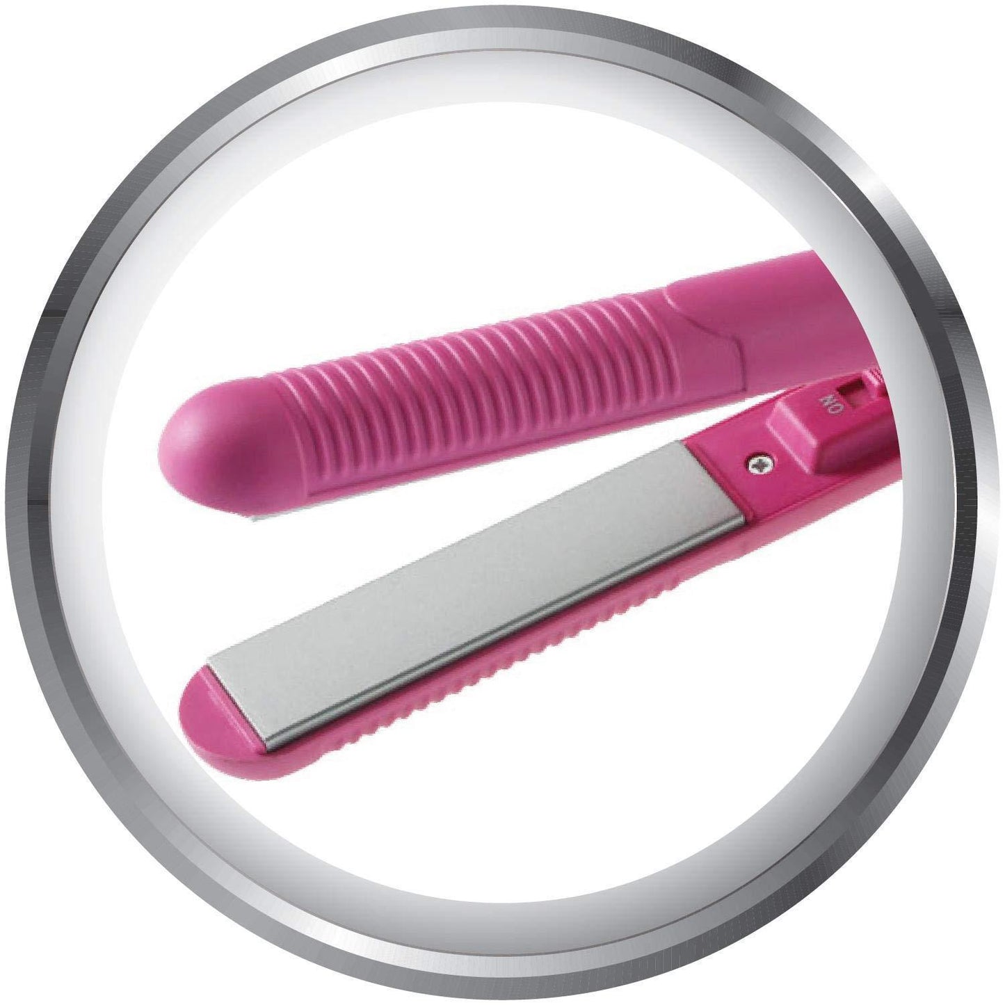 Mini Portable Electronic Hair Straightener And Curler - LootFaat